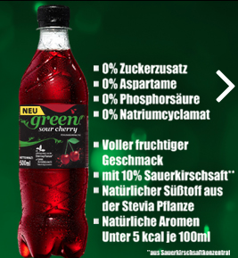 Green Sour Cherry 0,5 l PET - 6er Pack