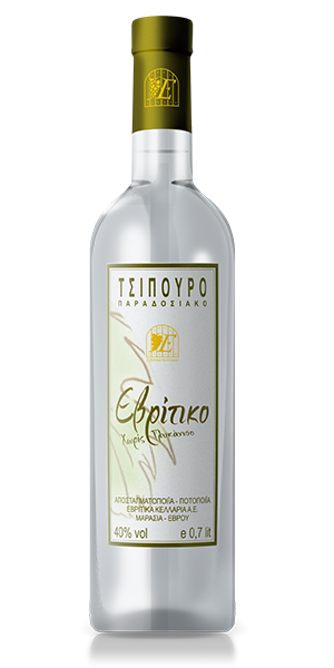 Tsipouro Evritiko 0,7 l - ohne Anis - 40% Vol