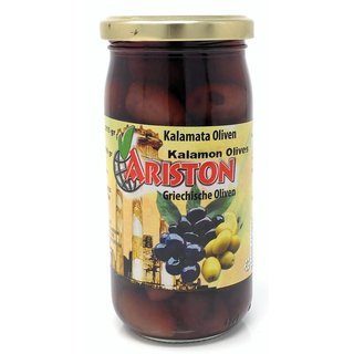 Ariston Oliven Kalamon 370g im Glas
